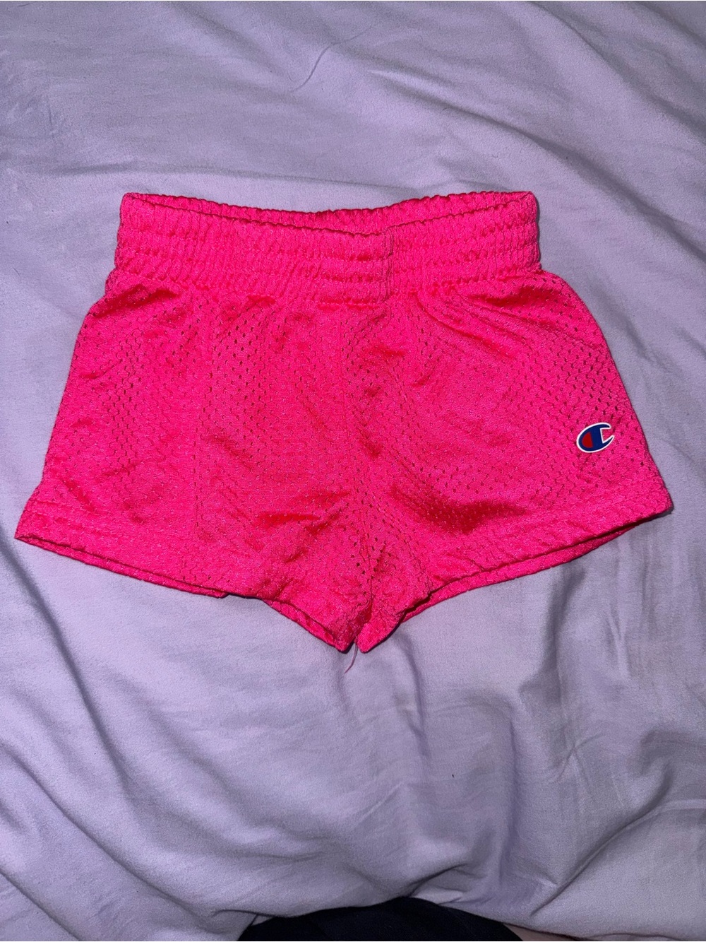 Champion hot pink baby shorts 12 mo